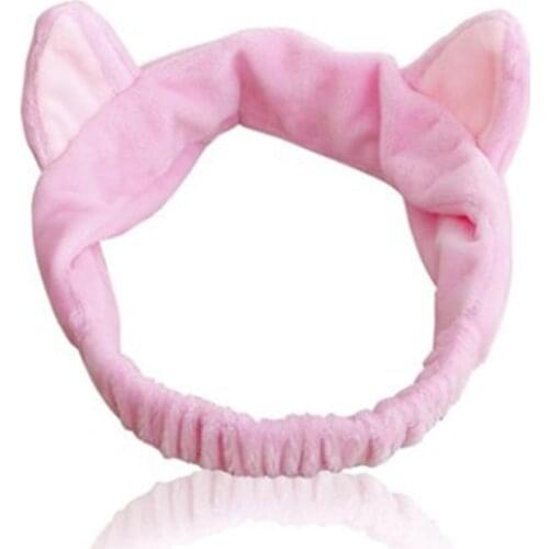 New Fashion Cute Cat Ears Headband For Women Headwear Party Gift Girls Elastic Hair Bands Ornament Makeup Tools Hair Accessories