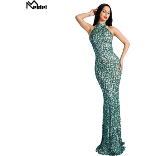 2019 Fashion Spring Summer Evening Dresses Sleeveless Mermaid Royal Blue Black Formal Gown Long Evening Party Dress vestido de f