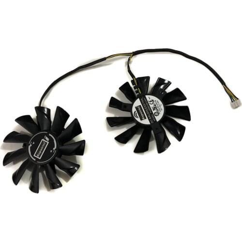 1 Set PLD09210S12HH GTX960 GPU Cooler Fan For MSI GeForce-GTX-950-2GD5T-OCV2 GTX-960-2GD5T-OCV2 Grahics Card Cooling