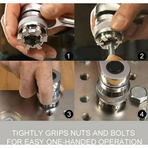 1pc Dropshipping Multi-function Wrench Socket Adaptive Drive Wrench All-fitting to Multi Attachment Universal 3/4 Drill For I3T6