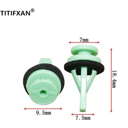 10PCS Auto Rearview Mirror Reflector Triangular Plate Guard fastener clip for Mazda Axela cx5 cx4