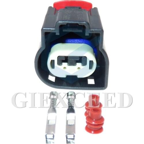 2 Sets 2 Pin Car Plastic Housing Plug Sealed Connector 34752-0204 2.2 Series Automotive Wiring Waterproof Socket 19170 29