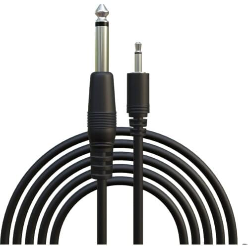 4N OFC Low Noise 3.5mm plug to 6.35mm Mono plug Audio cable for Electric Guitar/Ukulele/Guitar Pickup/Mixer/Mobile phone