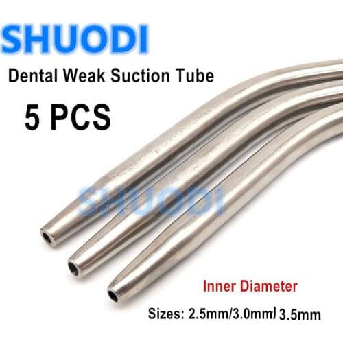 5 pcs Dental Surgical Weak Suction Tube Dental Aspirator Ferguson Frazier Suction Tube Dental Surgical Laboratory Tube