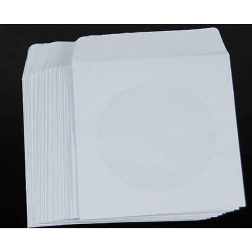 50 pcs 5inch Paper DVD Flap Case Cover Envelopes Set G32B