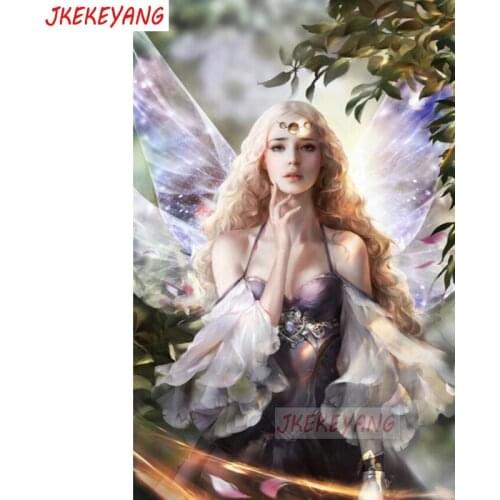 5D DIY square/round Diamond painting Pretty elf Cross Stitch Diamond Embroidery Pattern Rhinestone J3060