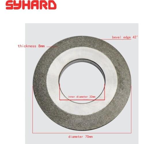 Diamond Grinding Wheel Double Bevel Edge Cemented Carbide Cutter Head Tungsten Steel Abrasion Wheel