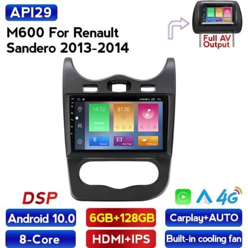 MEKEDE Car Multimedia Radio Video For Renault Sandero 2013-2014 Wifi 4G Car Carplay GPS Navigation DVR RDS DSP DVD Media Player