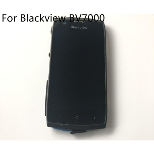 Blackview BV7000 Used LCD Display Screen + Touch Screen + Frame For Blackview BV7000 MT6737T 5.0" 1920x1080 Free Shipping