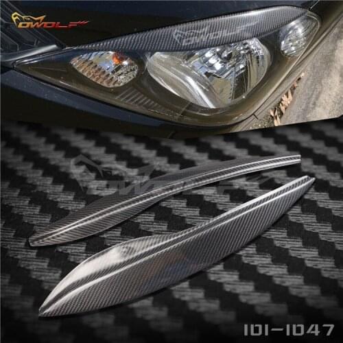 For Honda Fit 2009-12 Modified Carbon Fiber Lamp Eyebrow