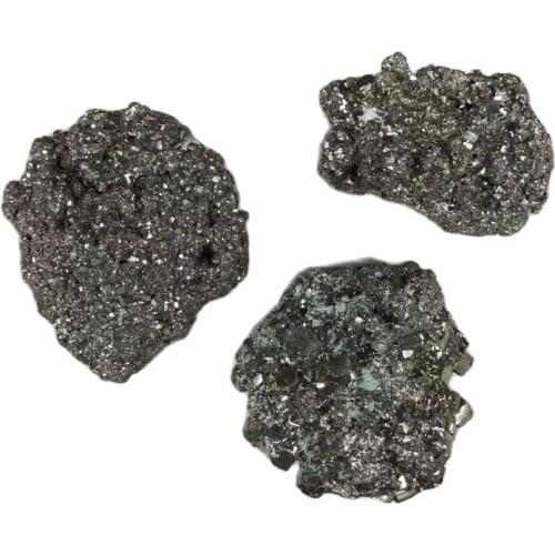 Spiritual raw crystals minerals specimens natural gemstone pyrite quartz crystal clusters for Healing Reiki