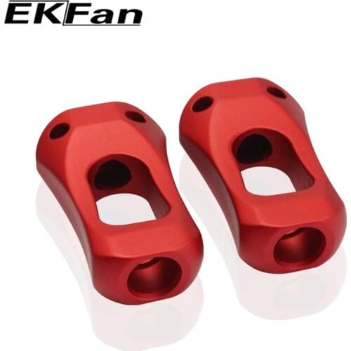 EKFan 2pc Aluminum Alloy Reel Handle Knob with Hollow Design For Bait Casting Spinning Reel Accessory