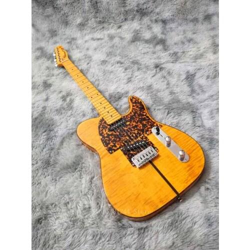 Electric guitar 6 strings, double-sided tiger pattern, free transportation, customizable