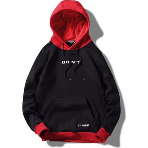 Men Hoodie Streetwear Hip Hop New Fashion Patchwork Hoody Mens Hoodies Drawstring Pocket Sweatshirts Plus Size Adult Trendy