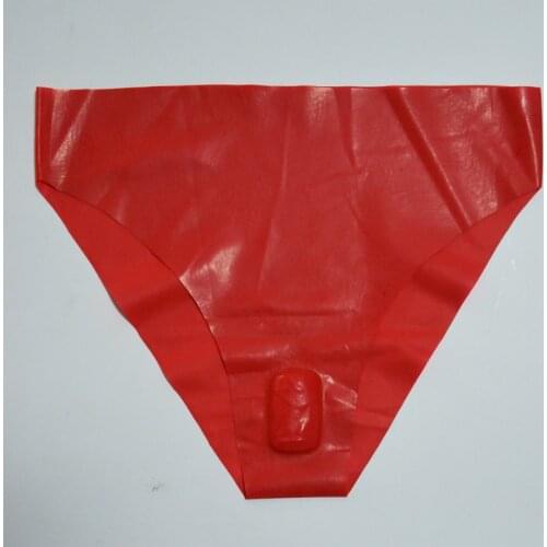 New Wholesale and Retail Top Quality Sexy Mens Moulded Latex One-piece Briefs Rubber Panties Hot Sale