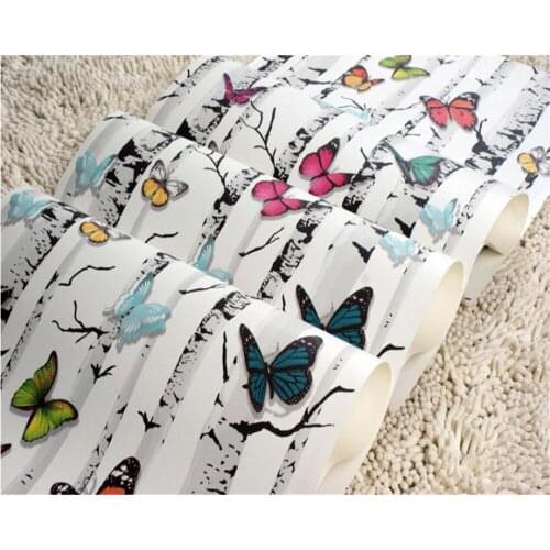 Beibehang wallpaper roll American wallpaper white birch forest photo wallpaper home indoor living room wallpaper for kids room