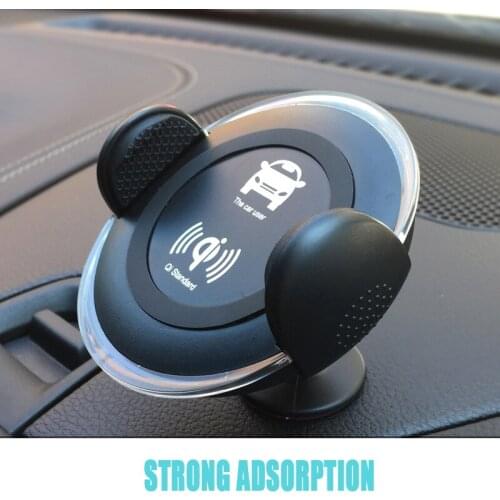 QI 10W Wireless Car Phone Charger Wireless Charger Phone Holder Fast Charging Mobile Phone Auto Stand for iPhone Samsung Xiaomi