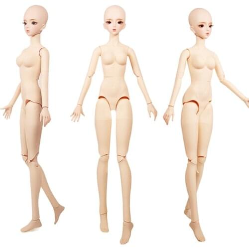 1/3 BJD Joint Body Doll body has makeup/no makeup head can be opened high quality 62cm for Girl gift MMGIRL
