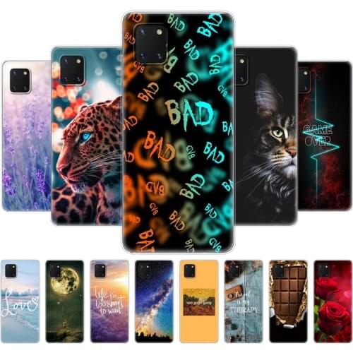 Case Cover Silicon For Samsung Galaxy Note 10 Lite Note10 Lite Cover Case TPU Funda For Samsung Note 10 Lite n770 Phone Case