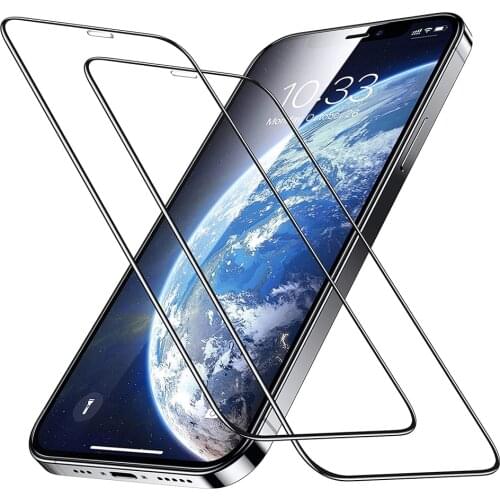 Full Cover Protective glass For iPhone 11 12 Pro X XR XS Max tempered Glass Case On For iPhone 11 7 8 Plus SE X Screen Protector