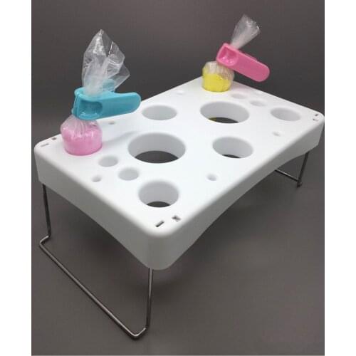 1PC Cake Fondant Storage Placing Rack Food-grade Plastic Cake Icing Piping Bags Kitchen Organizer Kitchen Storage Tools PD 008