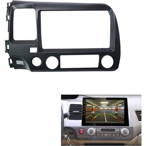 2Din 9Inch Car Audio Radio Fascia Frame Adapter DVD Player Fitting Panel Frame Kit for Honda Civic 2006-2011