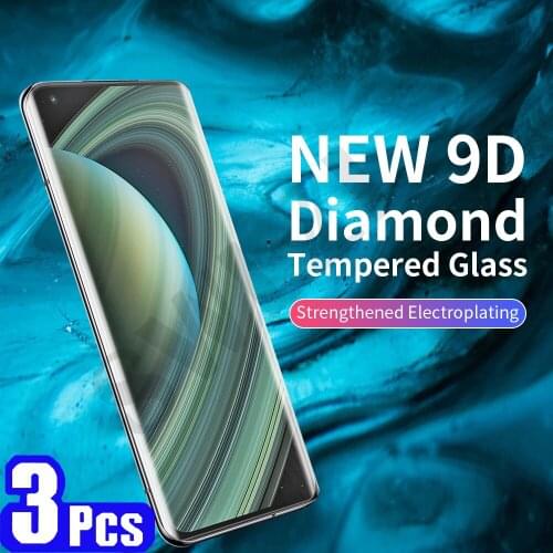 3/5Pcs for Xiaomi mi 11 pro Ultra UV tempered glass Xiaomi minote 10 lite 10s CC9 pro UV Glass screen protector protective film