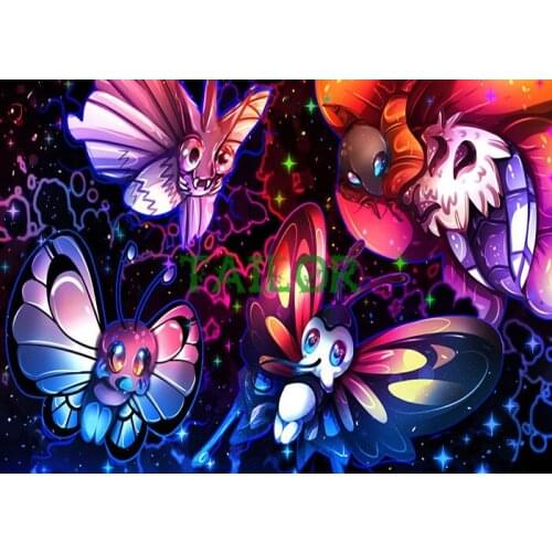 5D diamond painting Home Decor Gift kit set Full square haft diamentowy Cuadros Cross stitch tools animal Cartoons art butterfly