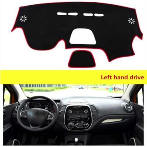 For Renault Captur 2014-2017 Sport Style For Left-hand Drive 1PC Car Dashboard Mats Cover Car Styling Accessories