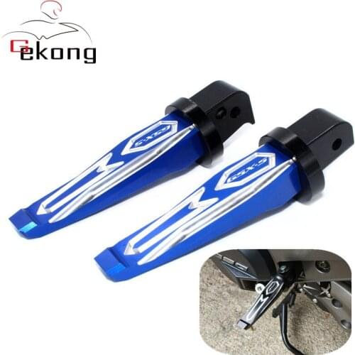 For SUZUKI GSX-S150 GSXS150 GSXS 150 GSX S150 2017 2018 Motorcycle CNC Aluminum Rear Passenger Footrests Foot Rests Pegs Pedals