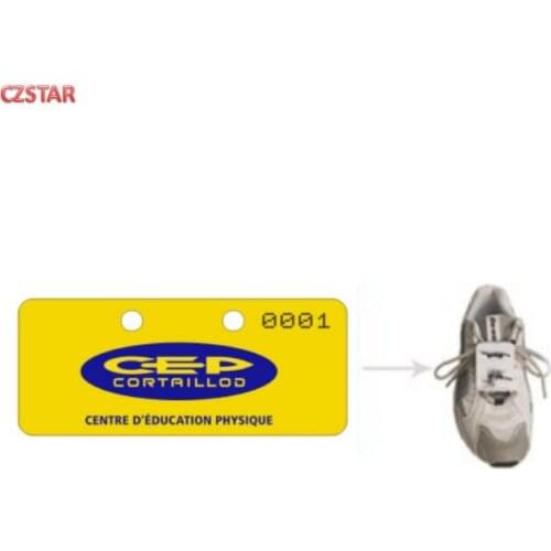 Sports uhf RFID Shoe Tags ISO18000-6C waterproof reusable pvc UHF Marathon Race Timing Racing For Runners