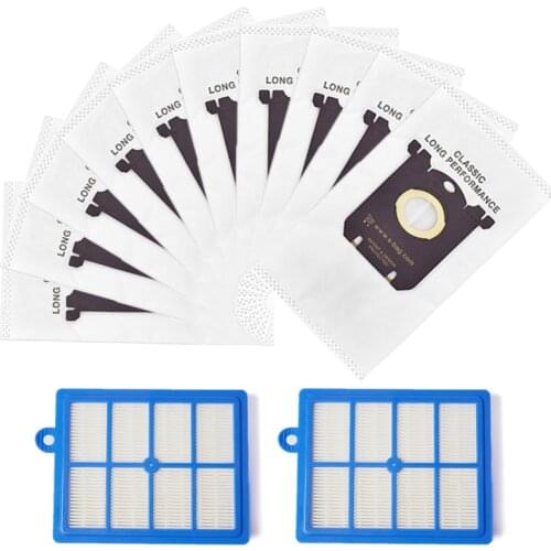 H12 Hepa Filter & Dust Filter Bag for Philips for Electrolux Robot Vacuum Cleaner Replacement Parts Accessories