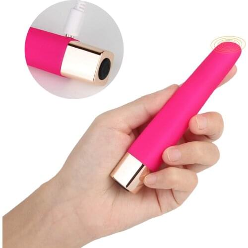 FX 16 Speed Mini Bullet Vibrator USB Finger Vibrator Dildo Sex Toy Store Clitoris Stimulator Vibrating Lipstick Massager