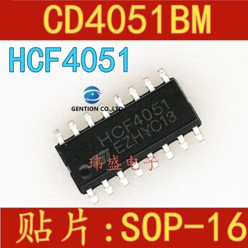 20PCS HEF4051BT HCF4051M CD4051BM SOP-16 HCF4051/CD4051BM in stock 100% new and original