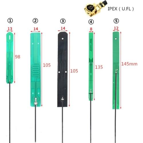 IPEX LTE Antenna U.FL PCB Antenna 12CM RG1.13 700-2700MHZ 8dbi IPEX internal PCB Antenna for SIM7600 SIM7600SA-H SIM7600E-H