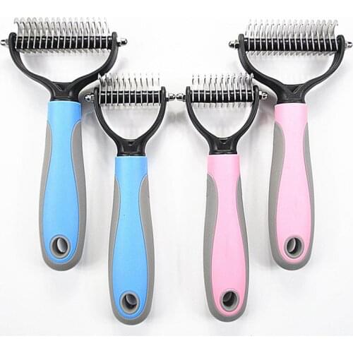 Pet Grooming Kit Longhair Dog Comb Prevent Pet Hair From Kinking Labrador Golden Retriever Dog Grooming Pet Hair Remover Brush
