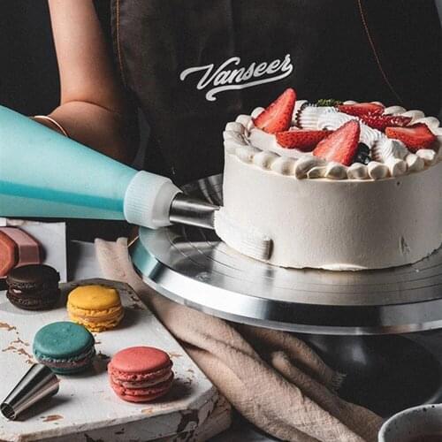 Round Rotating Cake Plate DIY Pastry Baking Tools Turnable Baking Mold Birthday Cake Decorating Tools Kitchen Accessories