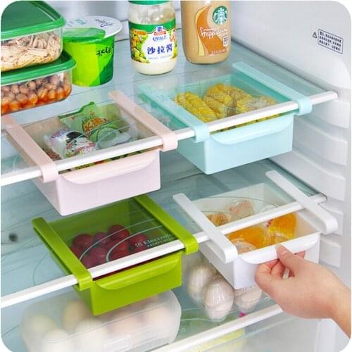 Multi-function Kitchen Refrigerator Drawer Storage Rack Boxes Shelf Holder Refrigerator Storage Boxes for Food Kitchen Organizer
