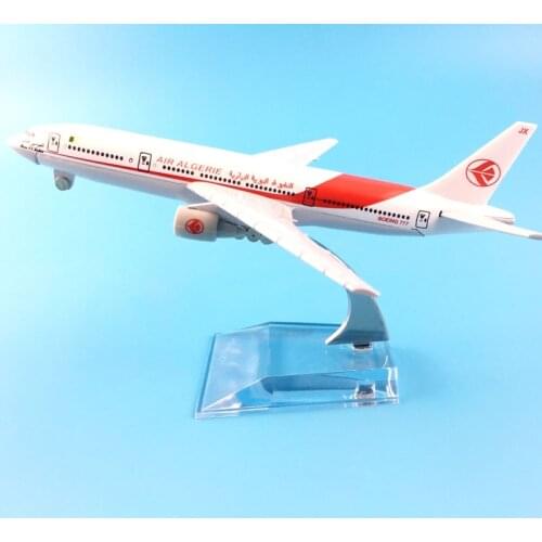 ALGERIE AIRLINERS 16CM BOEING777 AIR ALGERIE MODEL PLANE AIRCRAFT TOYS FOR CHILDREN AIRPLANE BIRTHDAY GIFT