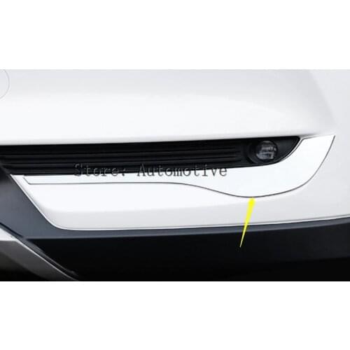 New Style For Mazda CX-5 2017 2018 Exterior Front Fog Light Lamp Eyelid Lid Eyebrow Cover Trim