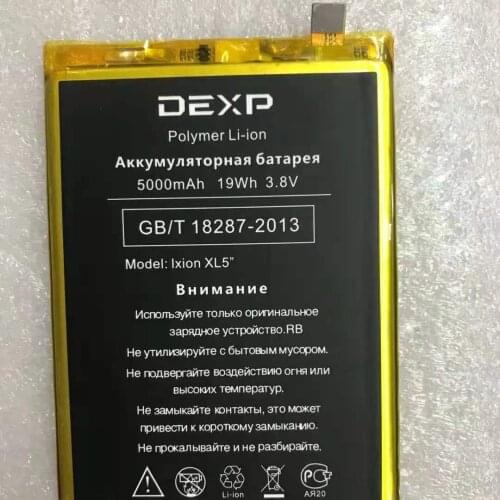 Original 5000mAh Battery For THL 5000 THL5000 Elephone P5000 For DEXP Ixion XL5" ML5 XL5 Batteries