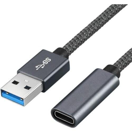 USB C Female to USB Male Adapter USB 3.1 Gen 10Gbps USB A to Type C Cable Connector for iPhone 12 Pro Macbook Oculus Quest Link