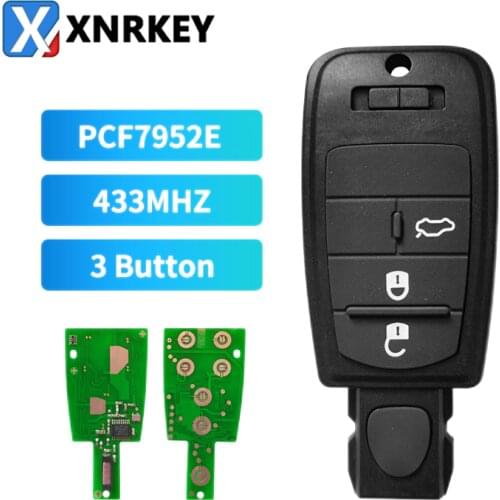 3 Button Remote Key With 433Mhz For Fiat