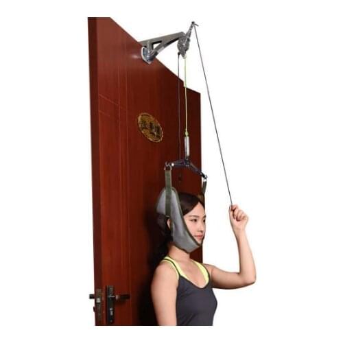 Adjustable Neck Massage Device Hanging Cervical Traction Over The Door Neck Stretch Back Head Trainer Fatigue Relief Relaxation