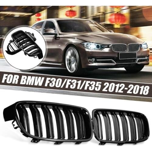 Racing Grills Car Front Grilled Grill Carbon Black For BMW 3 Series F30 F31 318i 320i 328i 2012 2013 2014 2015 2016 2017 2018