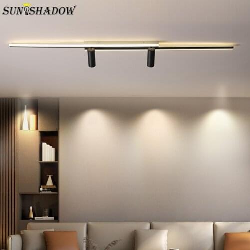 Modern Chandelier Light Black&White Led Chandelier Lamp For Living Room Bedroom Aisle Corridor Lamp 110v 220v Led Light Fixture