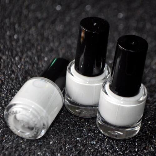 3 Bottles Clear White Adhesive Starry Star Nail Art Glue for Nail Foils Decoration Transfer Paper Manicure Tool