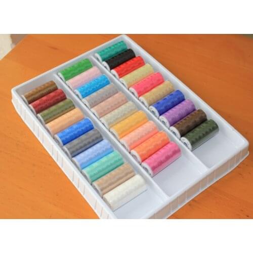 30pcs/lot 500yard/pcs 100D overlocking sewing thread high tenacity elastic nylon sewing thread for bottom line free shipping