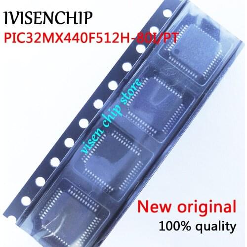5-10pcs PIC32MX440F512H-80I/PT PIC32MX440F 512H-80I/PT TQFP-64