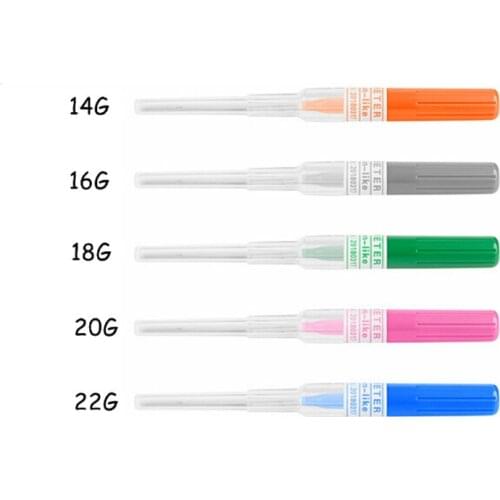 50PCS 14G Gauge Disposable Sterilized Tattoo Needle Body Piercing Catheter Needles Wholesales Dropshipping Tattoo needle